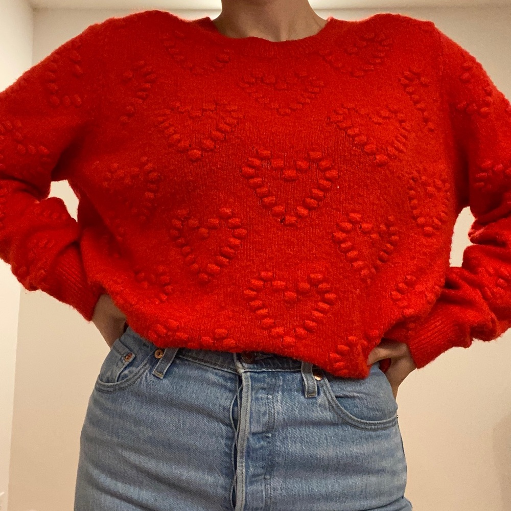 Red Knit Sweater